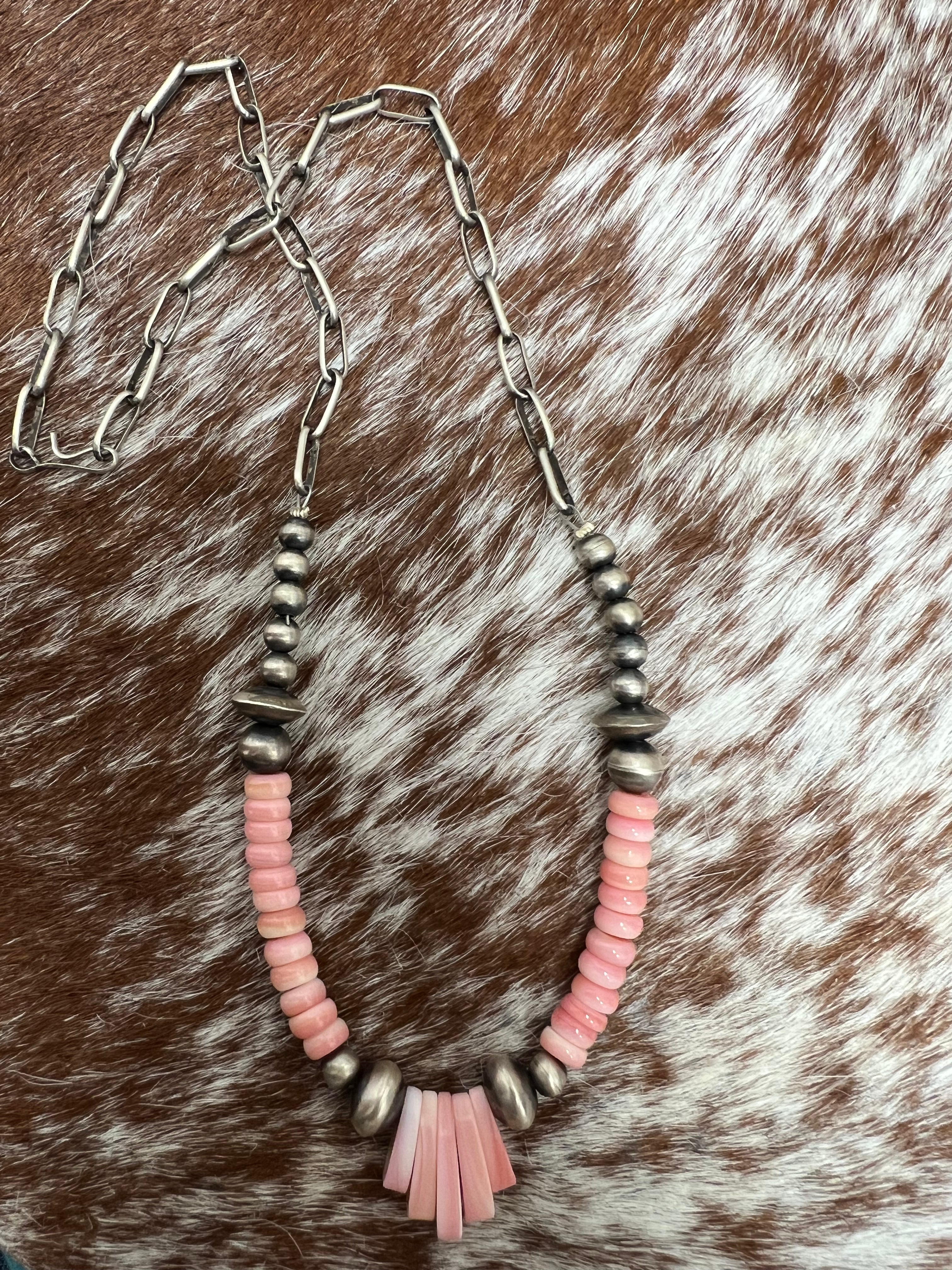 Pink Conch Necklace
