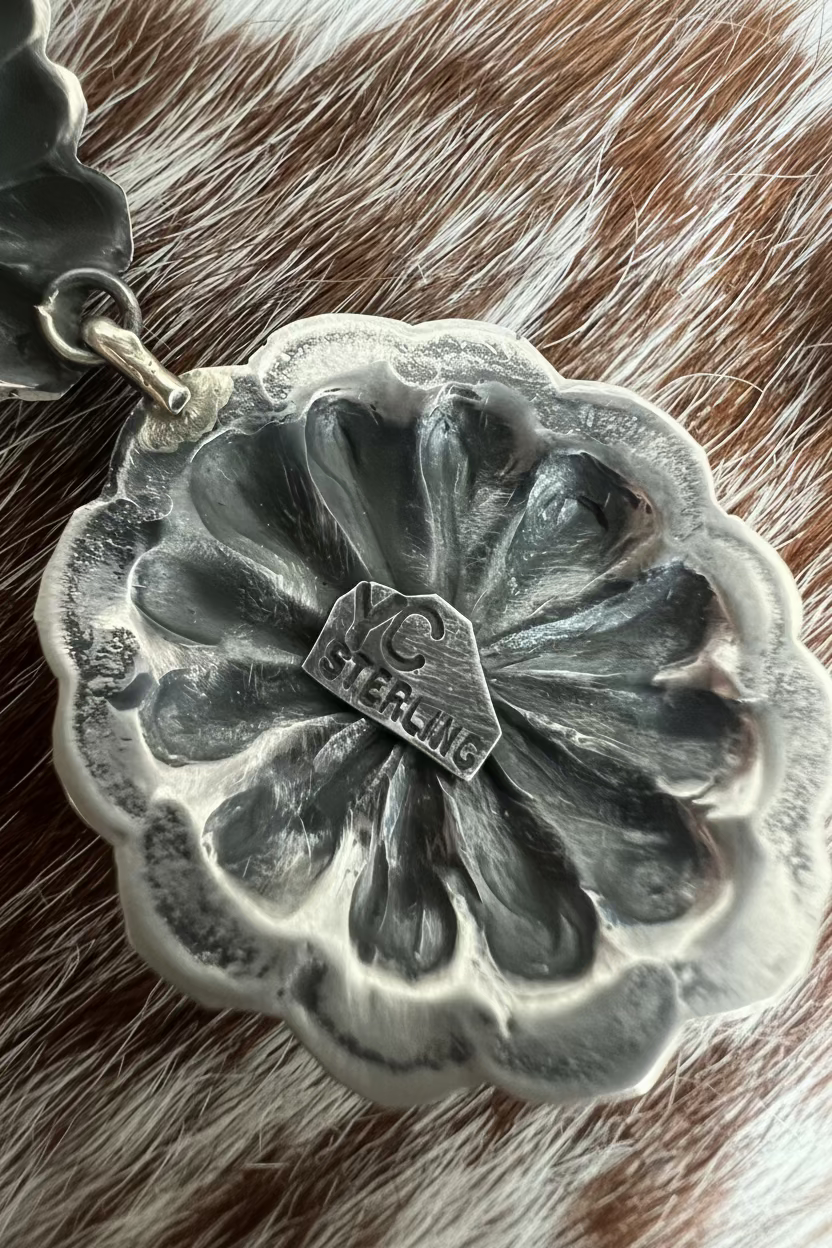 Rose Concho Earrings