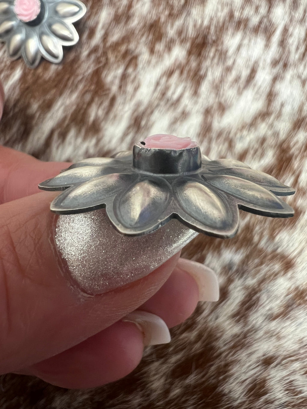 Flower Concho Earrings