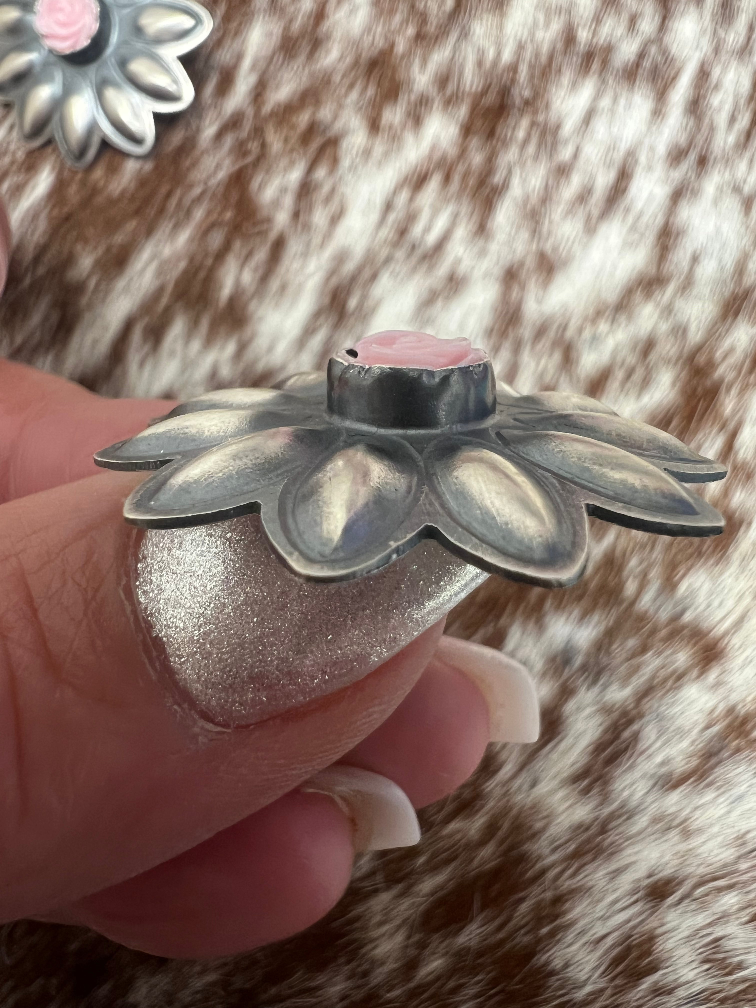 Flower Concho Earrings