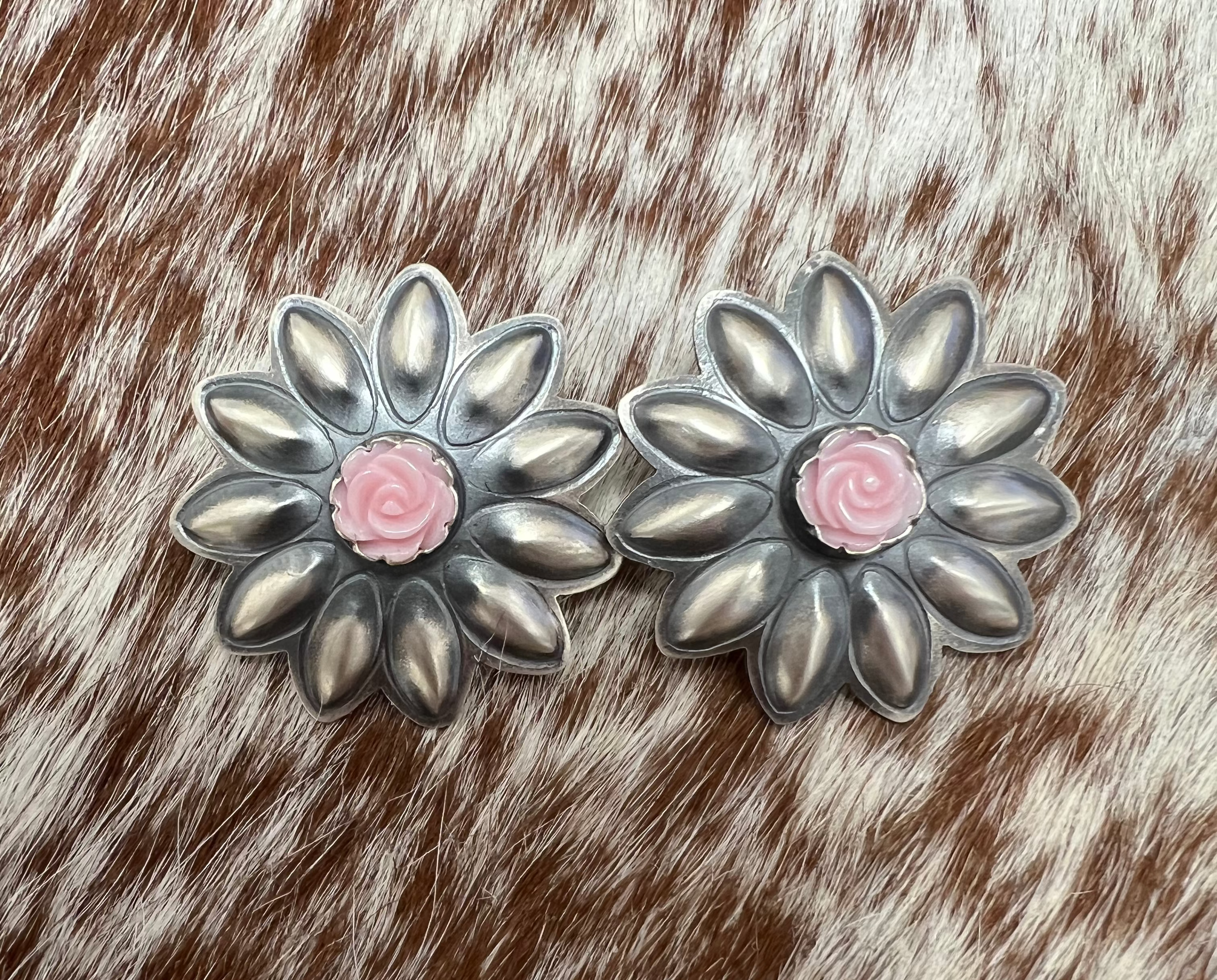 Flower Concho Earrings