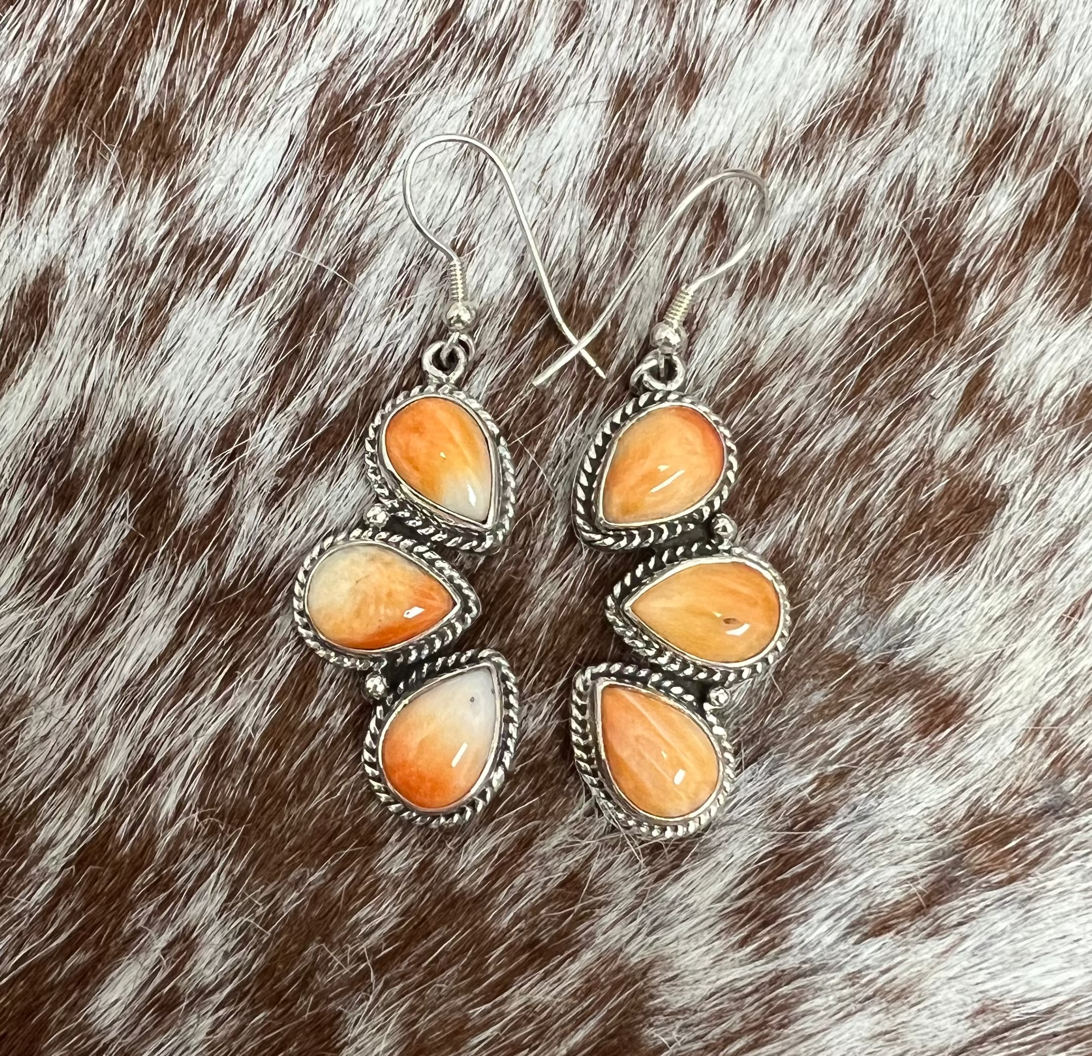 Spiny Dangle Earrings-O
