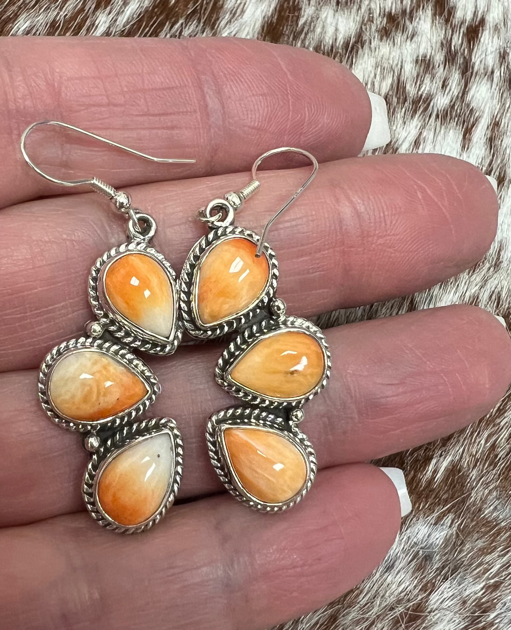 Spiny Dangle Earrings-O