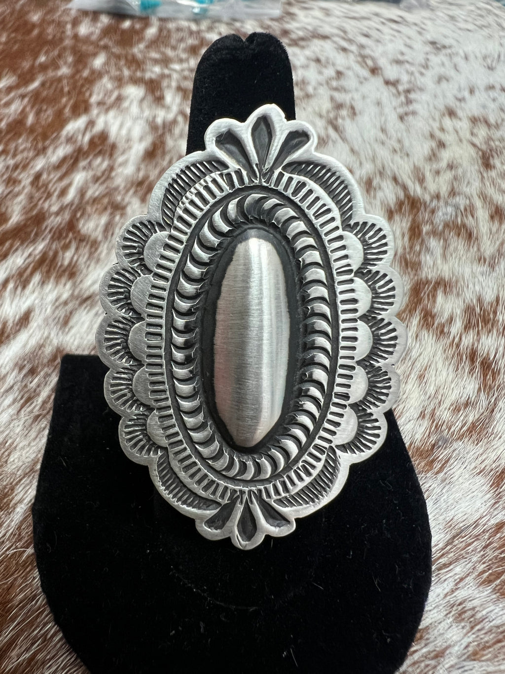 Silver Oval Ring