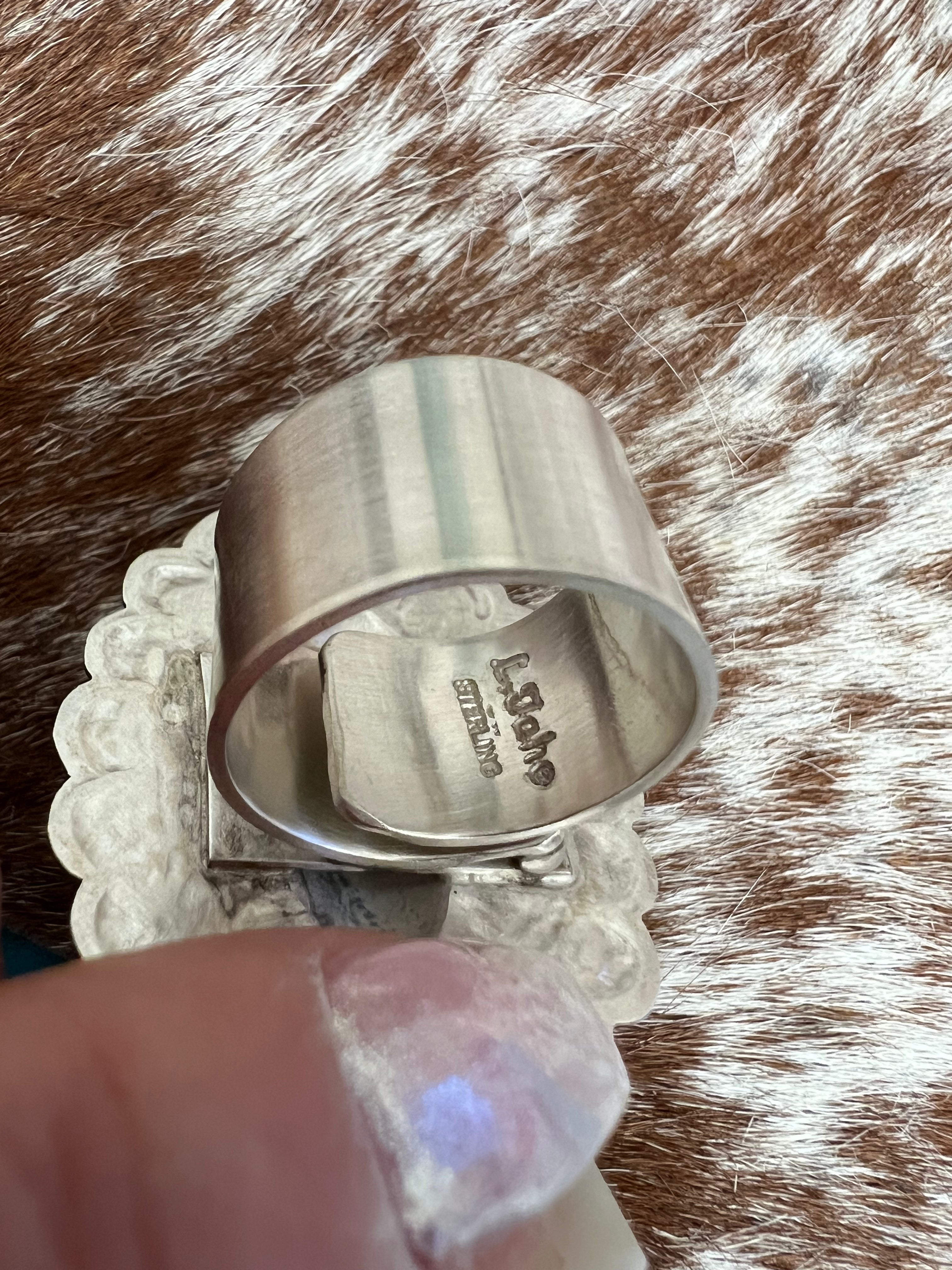 Silver Oval Ring