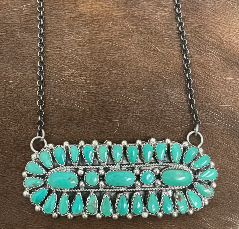 Cluster Bar Necklace