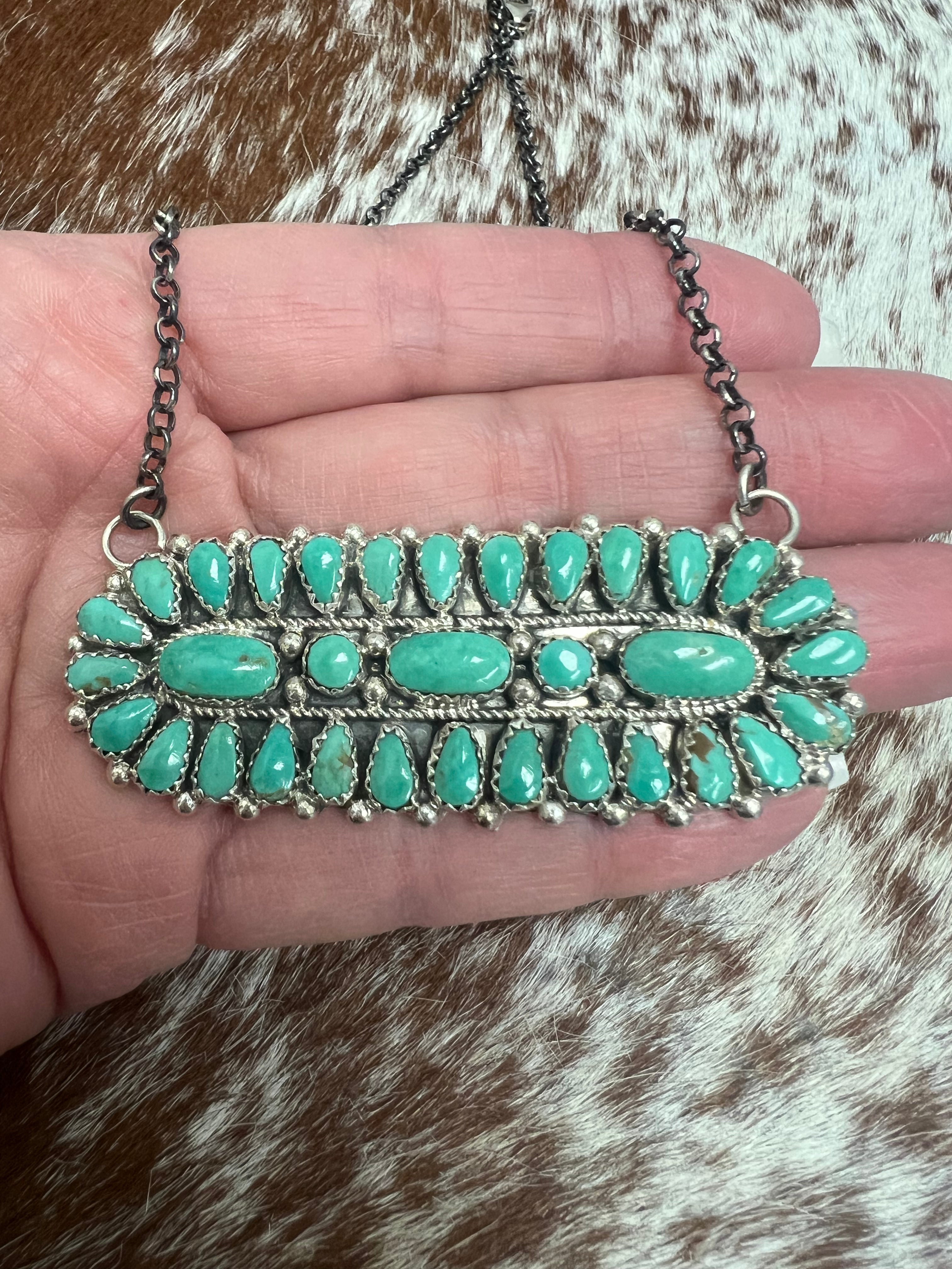 Cluster Bar Necklace