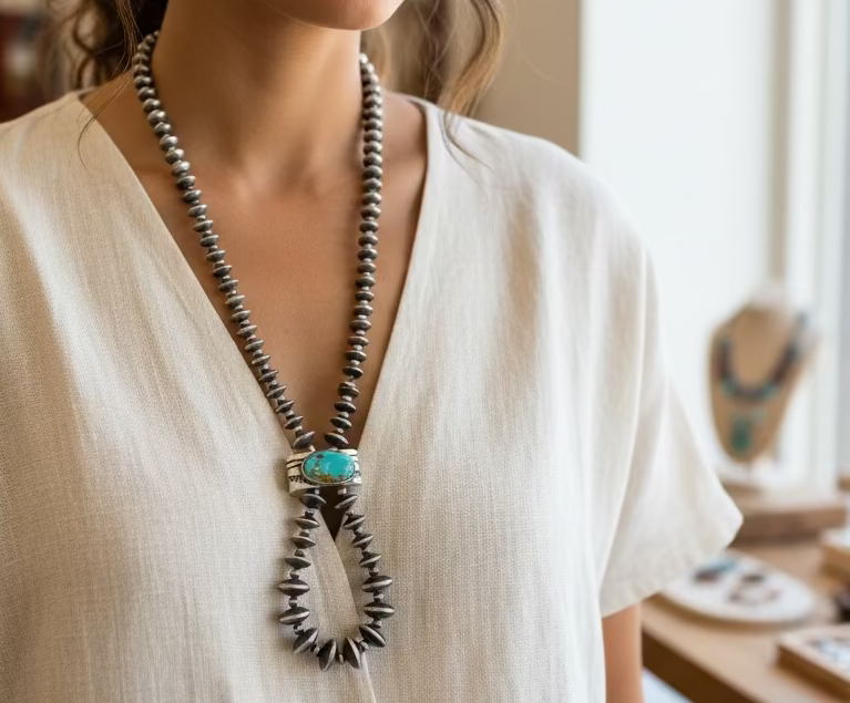 Reversible Jacla Necklace