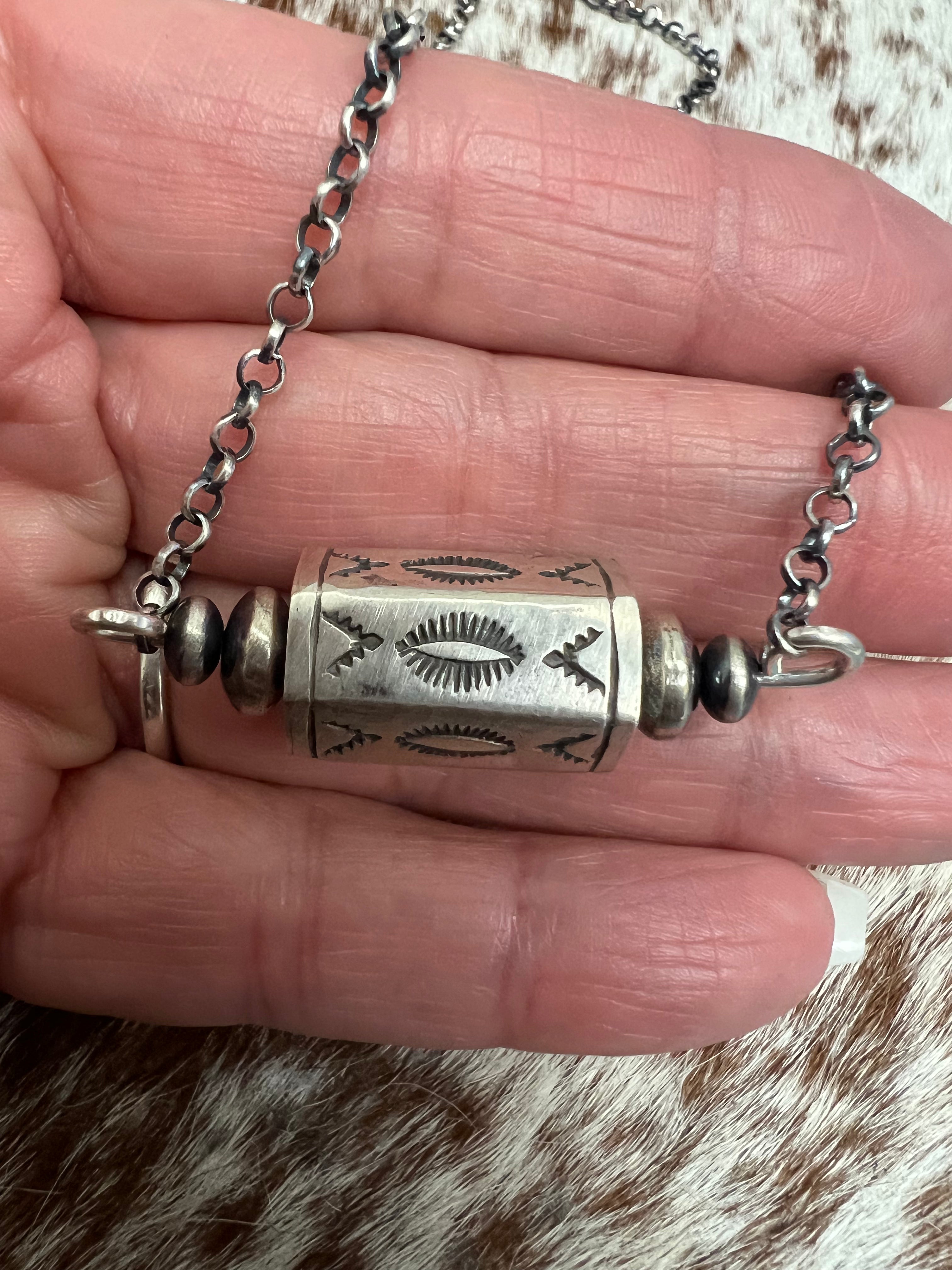 Barrel Bar Necklace