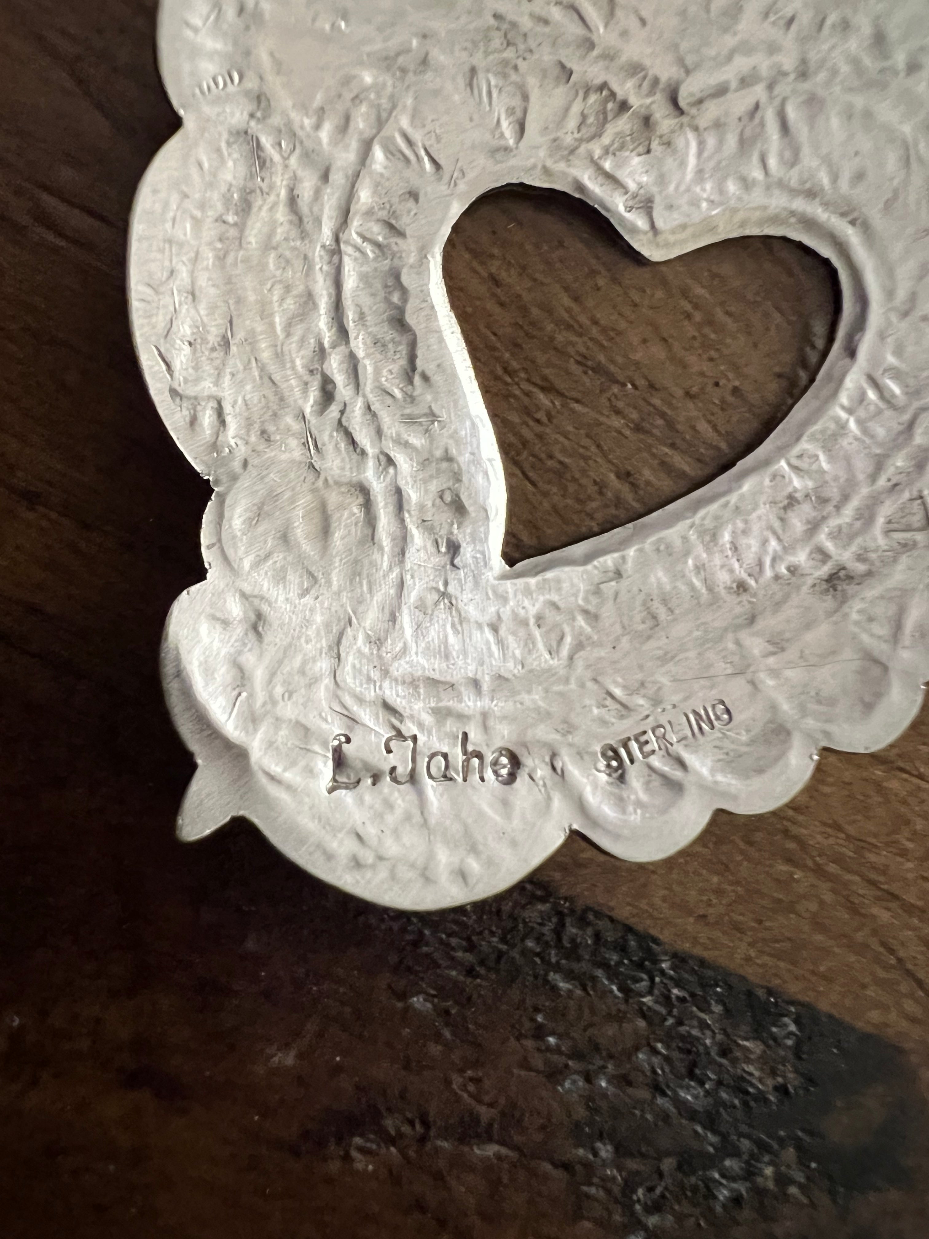 Cut Out Heart Concho Earrings