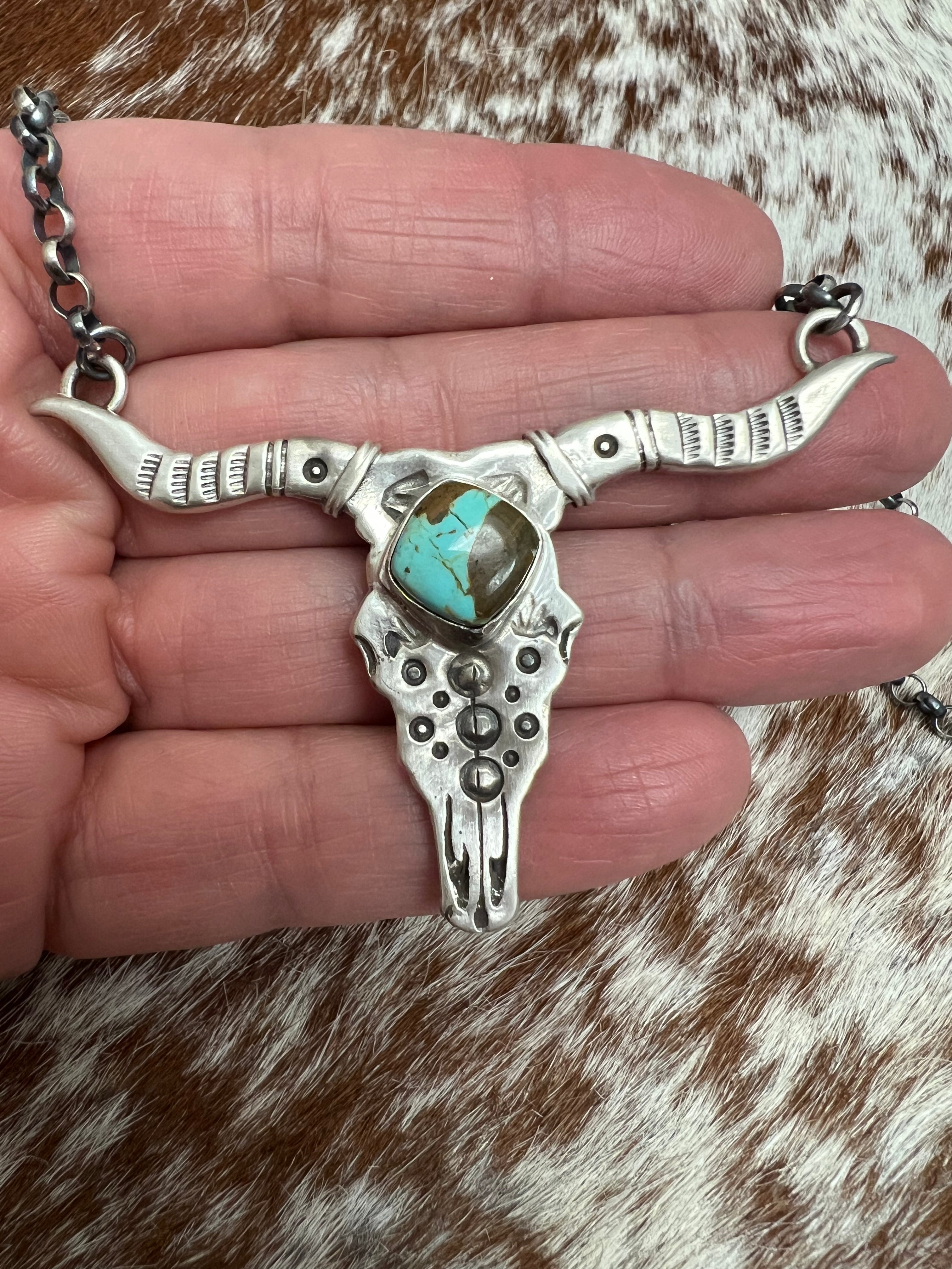 Longhorn Necklace-1