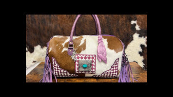 Checkered Cow Duffel