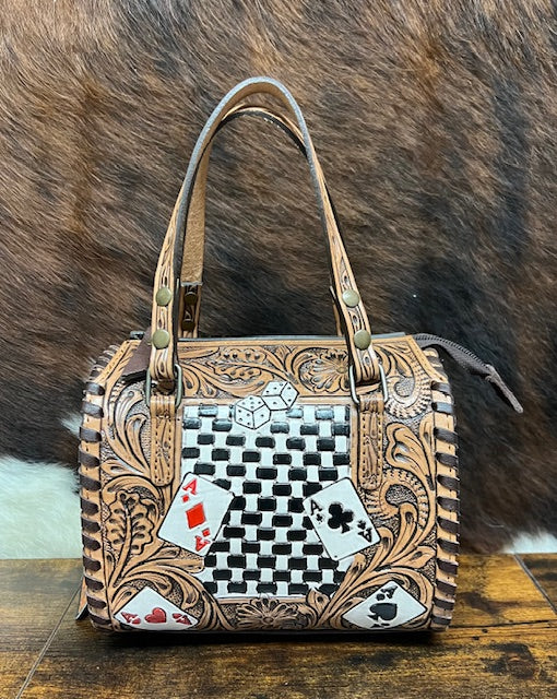 Aces Wild Checkered Mini Bag
