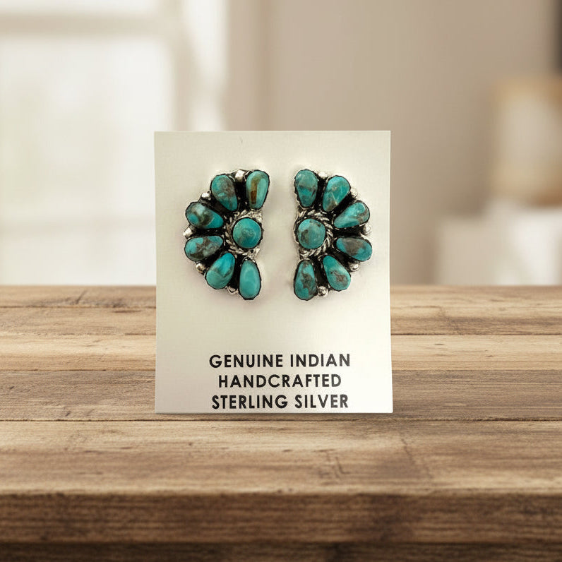 Half Cluster Earrings