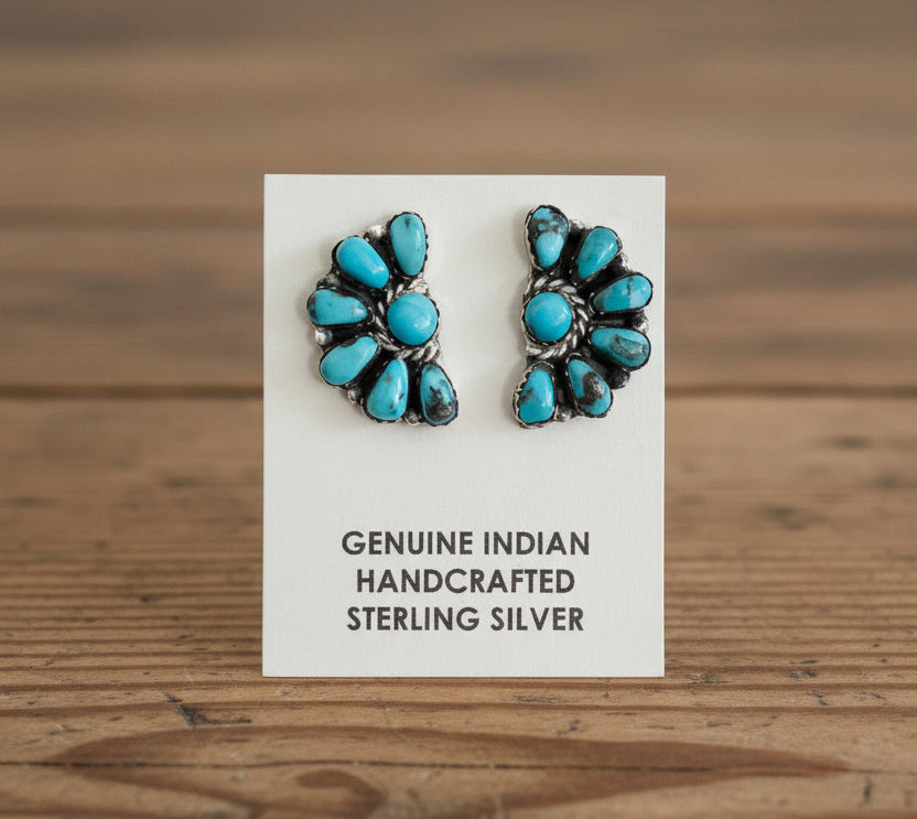 Half Cluster Earrings