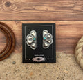 Half Concho Earrings