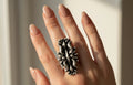 All Silver Concho Ring