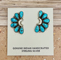 Half Moon Cluster Earrings