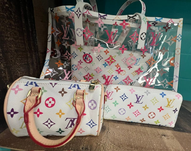 Clear 4 Piece set