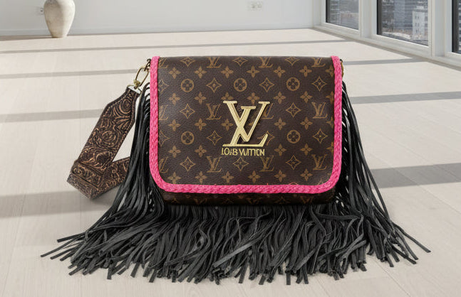 Monogram Fringe Purse 2