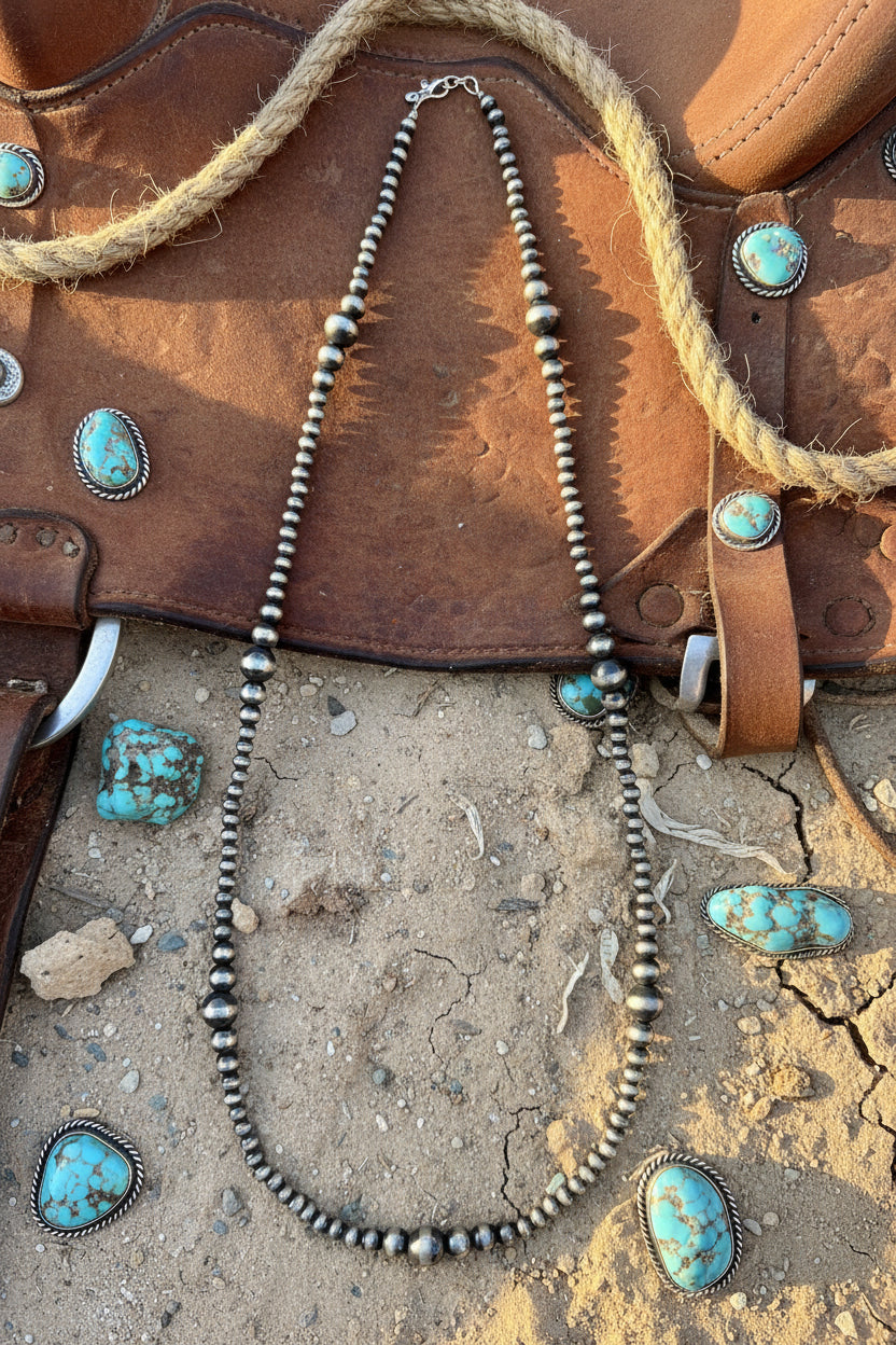 Navajo Pearl Necklace- 18‶