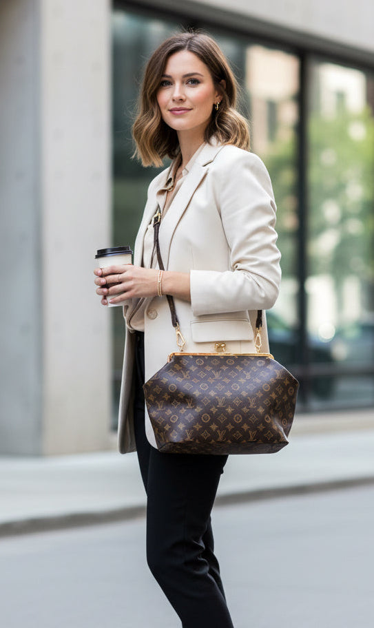 Monogram French Twist Closer Bag
